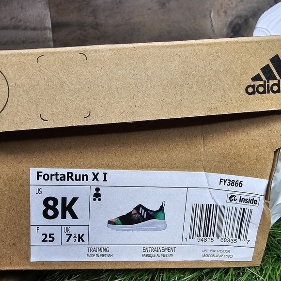 New Adidas Kids Fortarun X Running Shoe - Picture 9 of 9